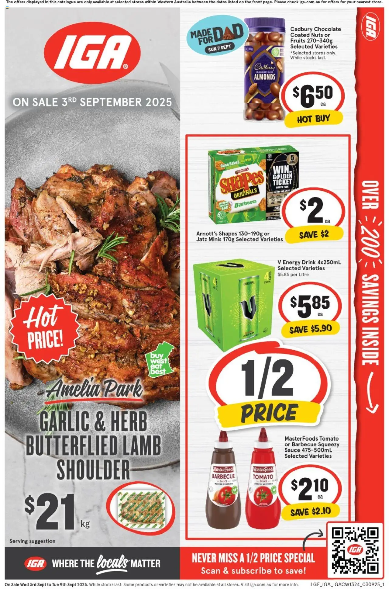 IGA catalogue valid from 03/09/2025 - page 1
