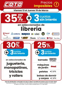 Vista previa del folleto de la tienda Coto válido desde el 13/03/2026 
