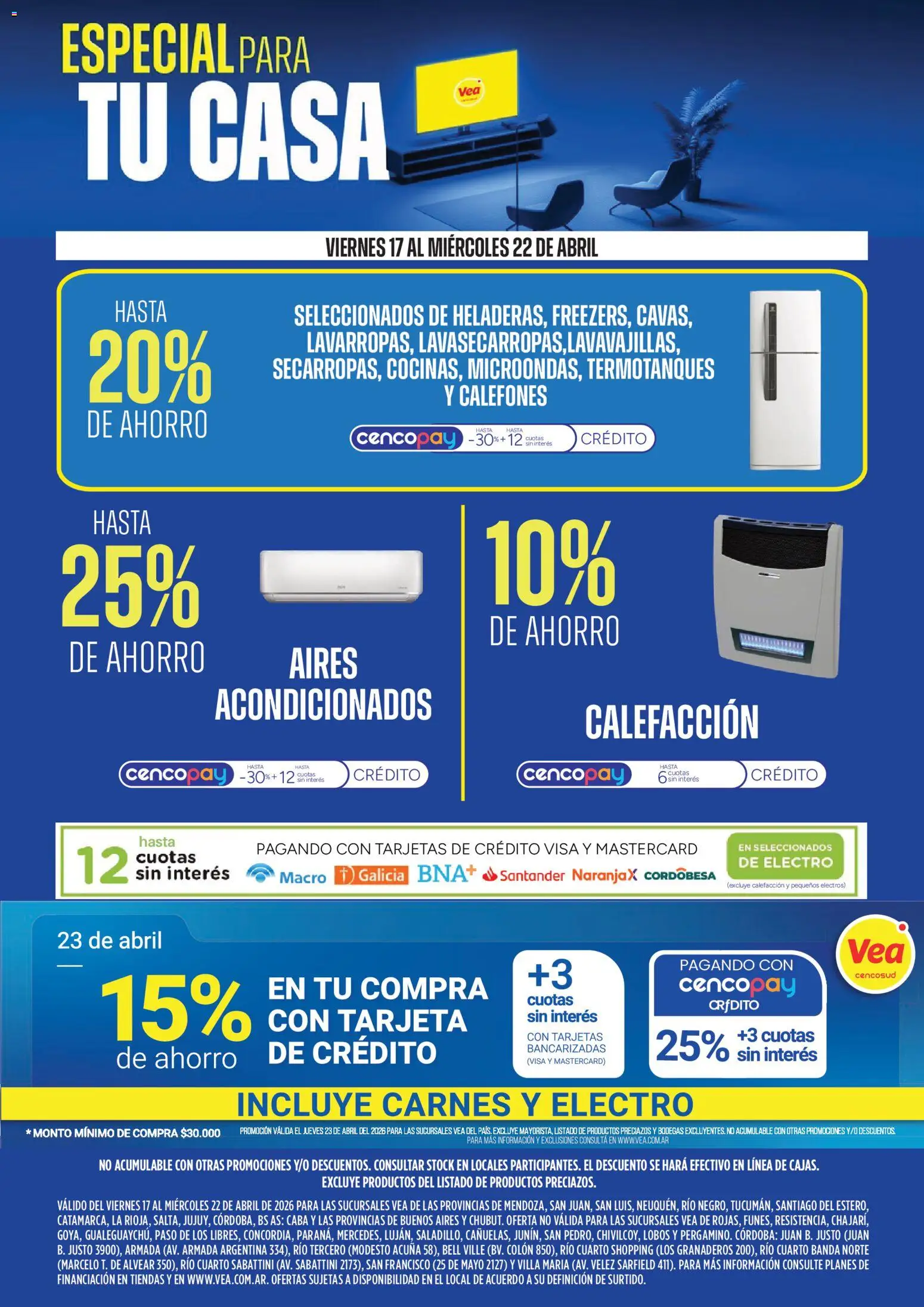 Vista previa del folleto de la tienda Vea válido desde el 17/04/2026 