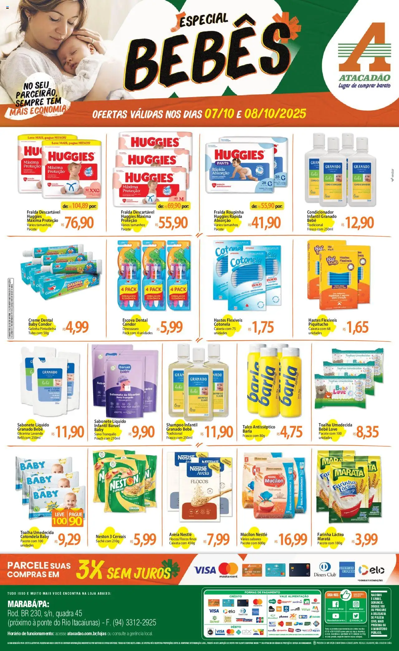 Atacadão folheto "Ofertas - PA" válido a partir de 07/10/2025 - número de página 1