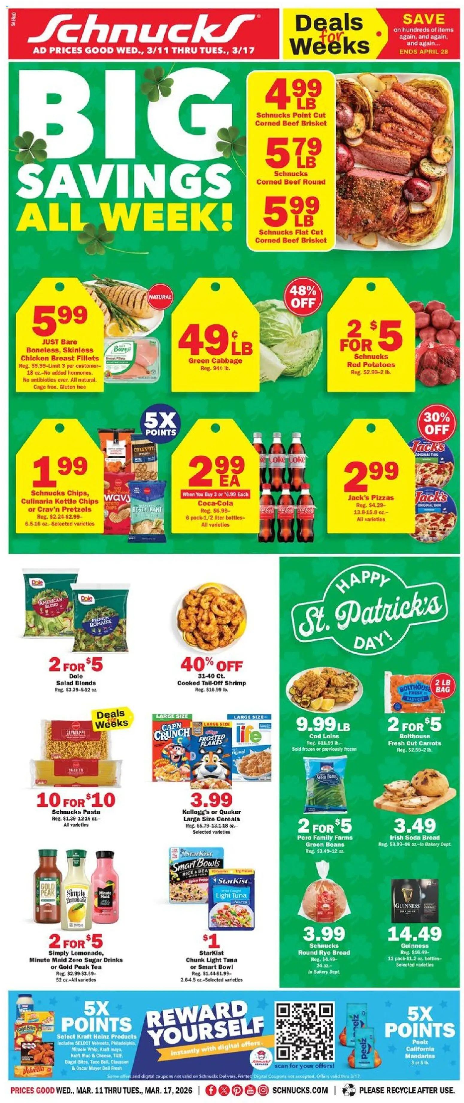 Ad Preview of Schnucks Schnucks Weekly Print Ad - IL from 03/11/2026