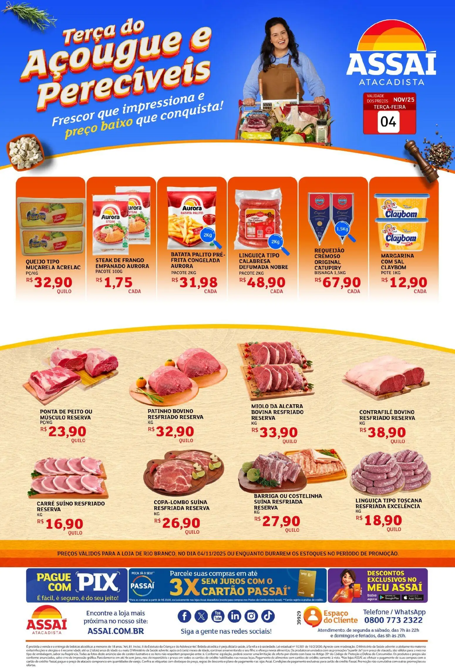 Pré-Visualização do folheto "Encarte - AC" da loja Assaí Atacadista válido a partir de 04/11/2025
