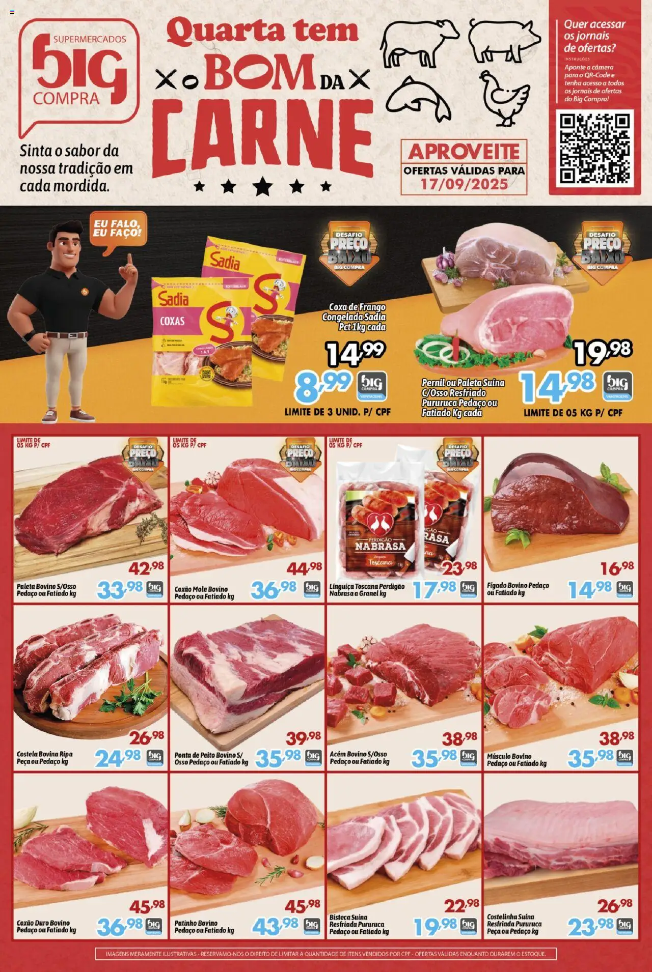Big Compra folheto "Ofertas Bom da carne" válido a partir de 17/09/2025 - número de página 1