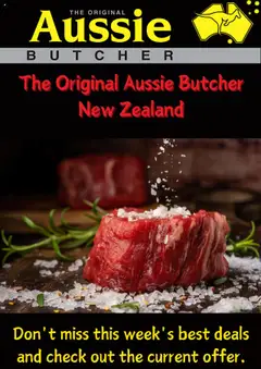 Preview of catalogue Catalogue from shop Aussie Butcher valid 11 Aug 2025