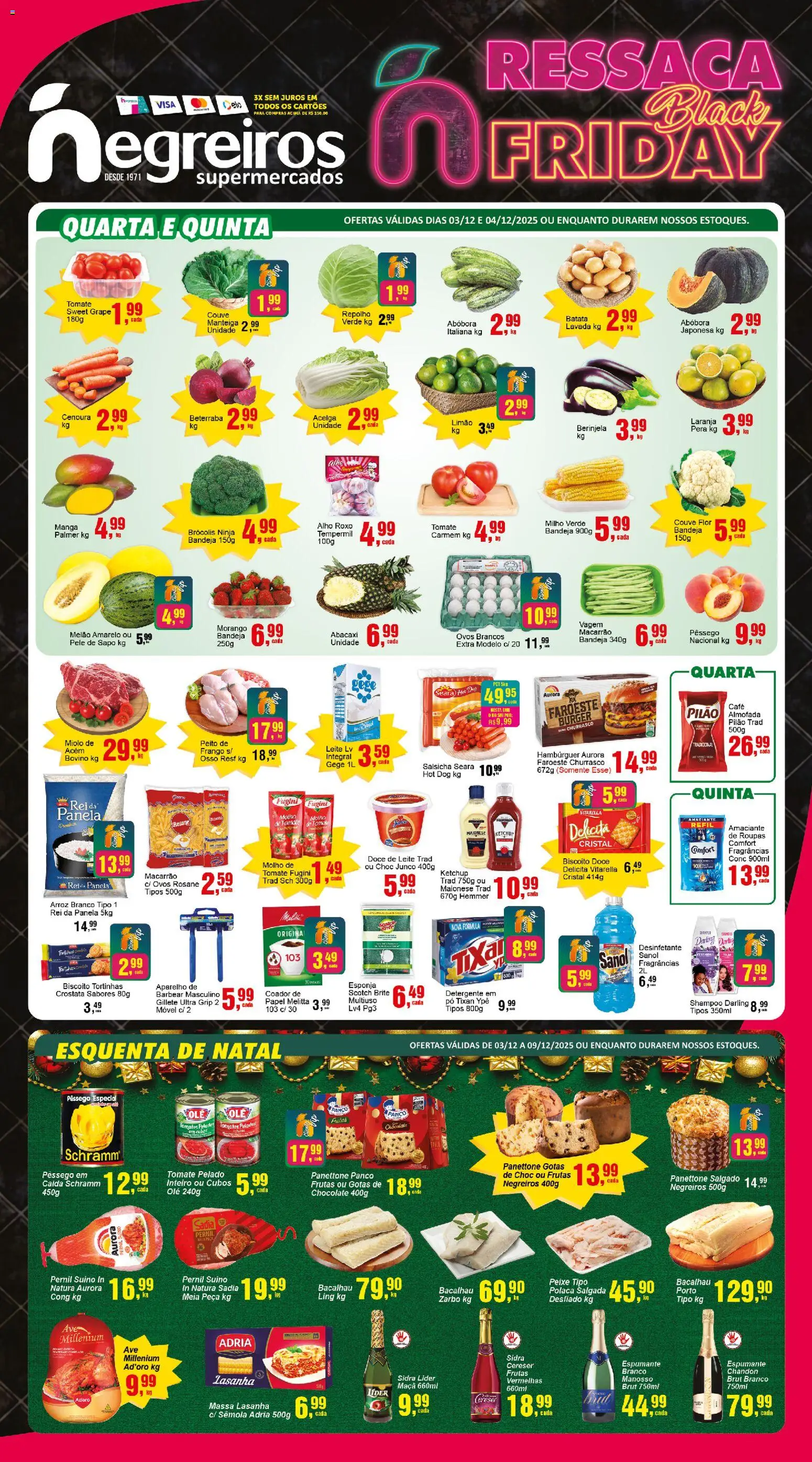 Pré-Visualização do folheto "Black Friday" da loja Negreiros válido a partir de 03/12/2025
