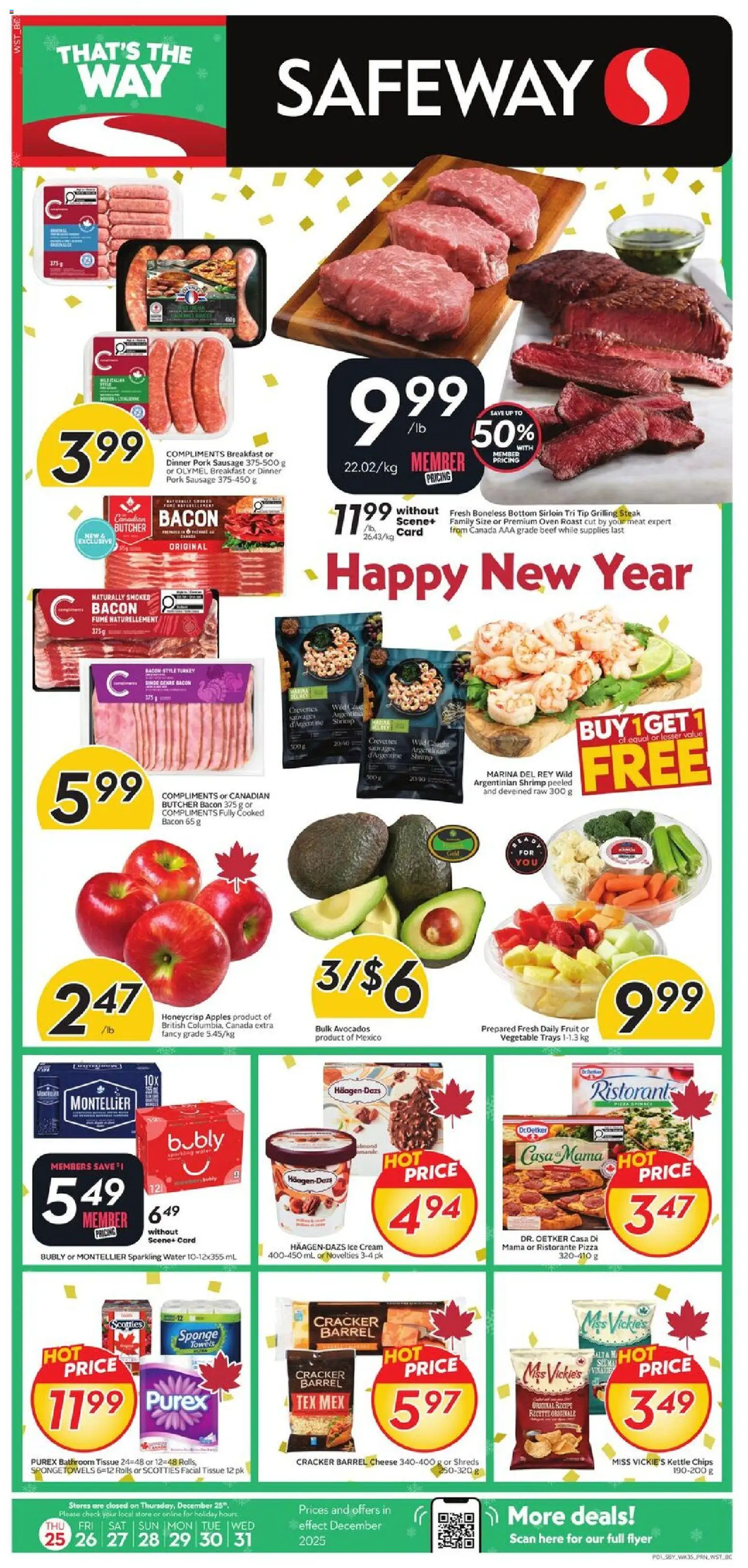 Preview of leaflet Weekly Flyer - BC from shop Safeway is valid from Dec 25, 2025