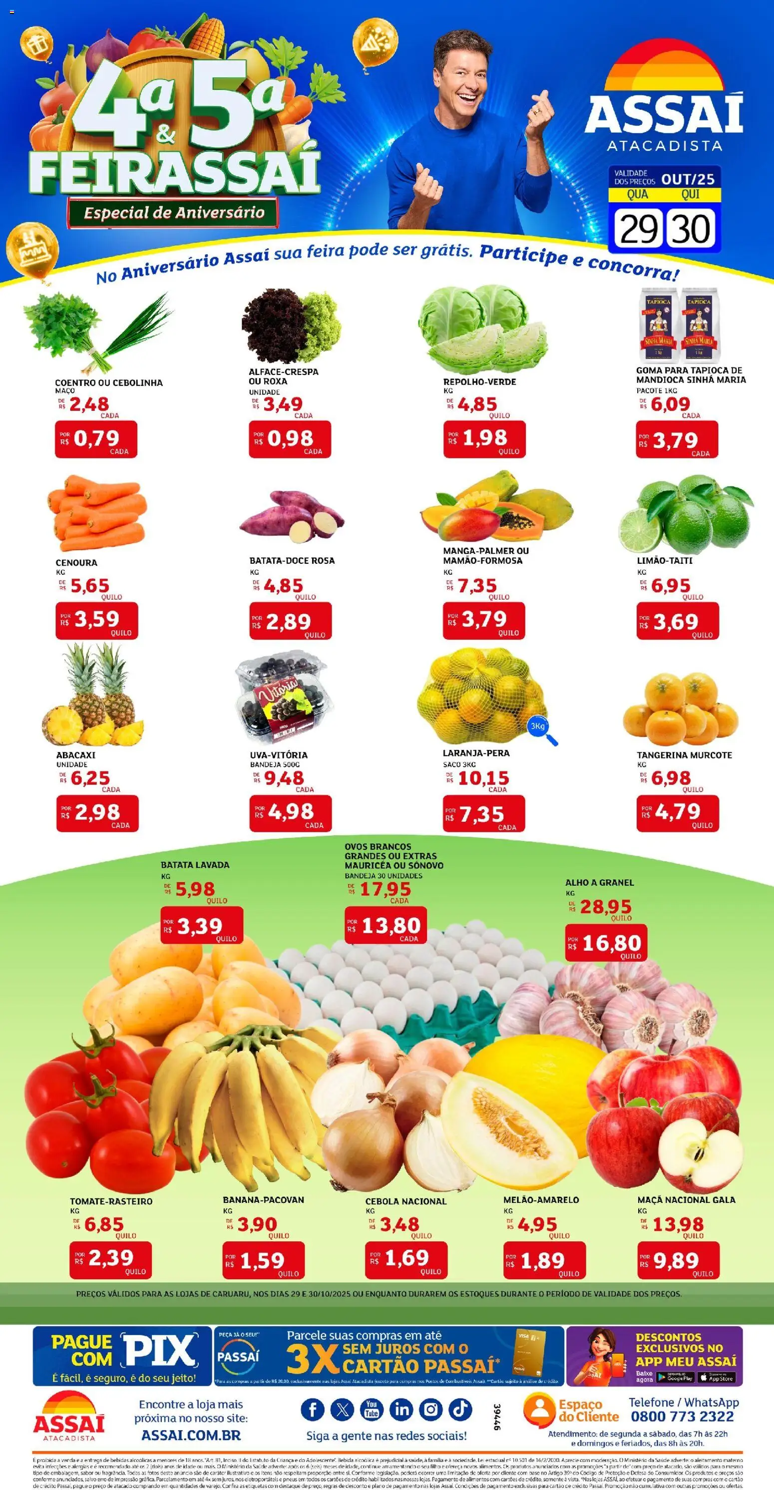 Pré-Visualização do folheto "Encarte - PE" da loja Assaí Atacadista válido a partir de 29/10/2025
