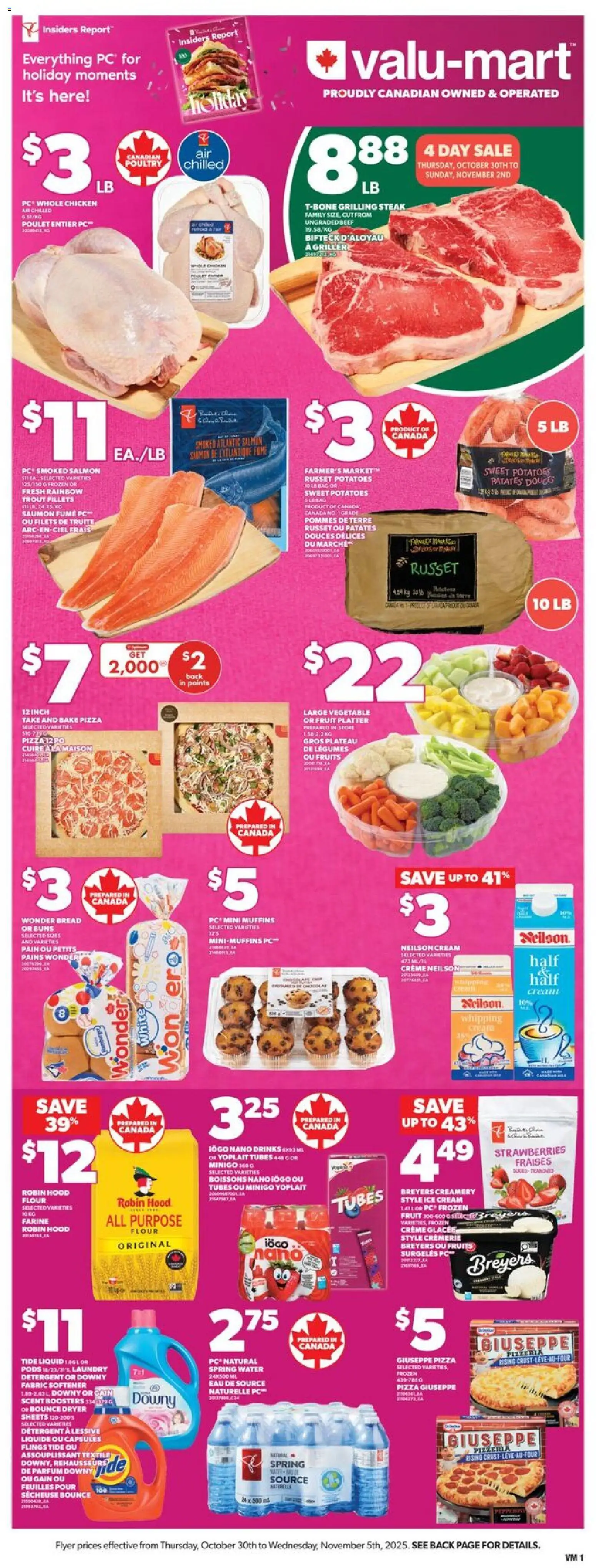 Preview of leaflet Weekly Flyer from shop Valu Mart is valid from Oct 30, 2025