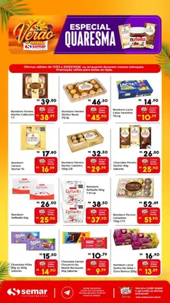 Pré-Visualização do folheto "Semar Supermercado ofertas Especial Quaresma" da loja Semar Supermercado válido a partir de 11/03/2026
