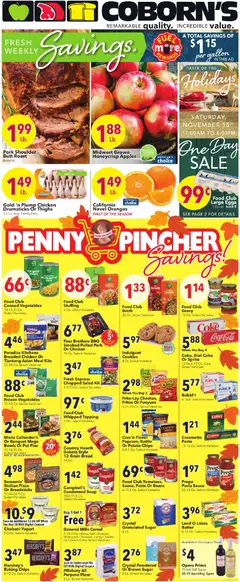 Ad Preview of Coborn's Weekly Ad from 11/12/2025 | Page: 1