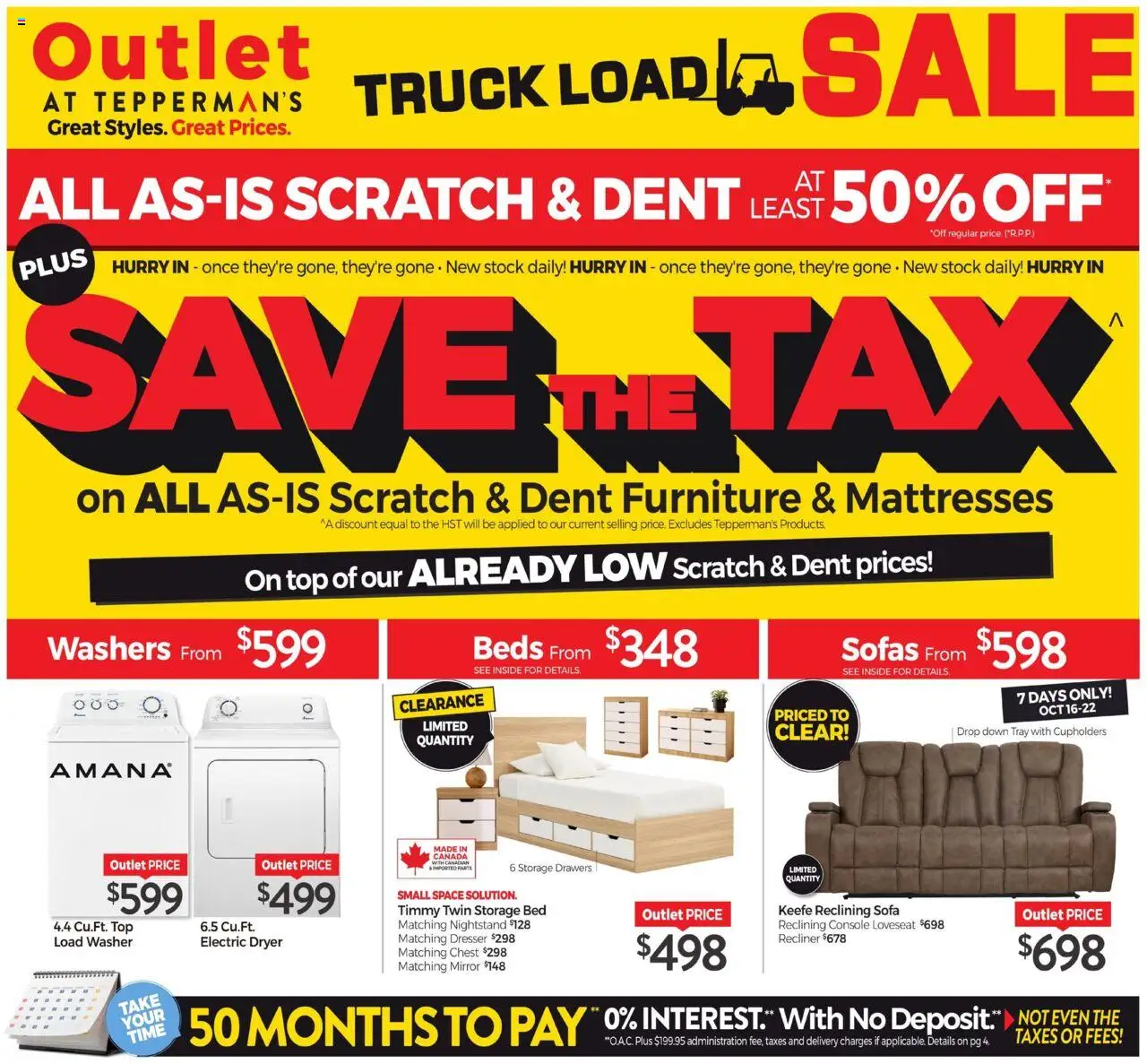 Tepperman's flyer valid from Oct 16, 2025 - page number 1