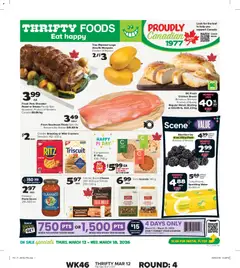 Preview of leaflet Thrifty Foods weekly flyer / circulaire from shop Thrifty Foods is valid from Mar 12, 2026