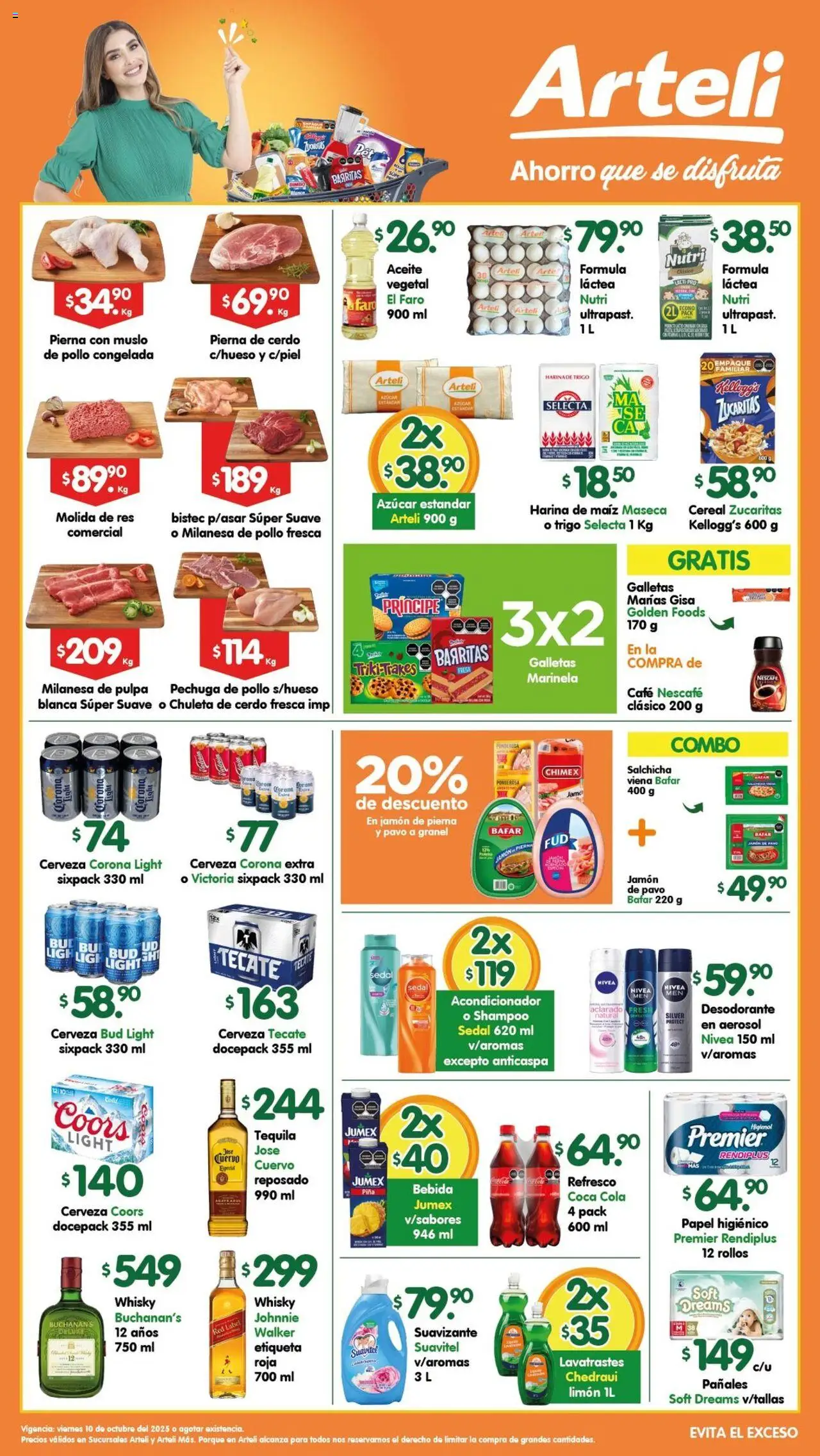 Folleto Tuxpan Arteli y sus promociones válidas desde el 10/10/2025 - Número de página 1