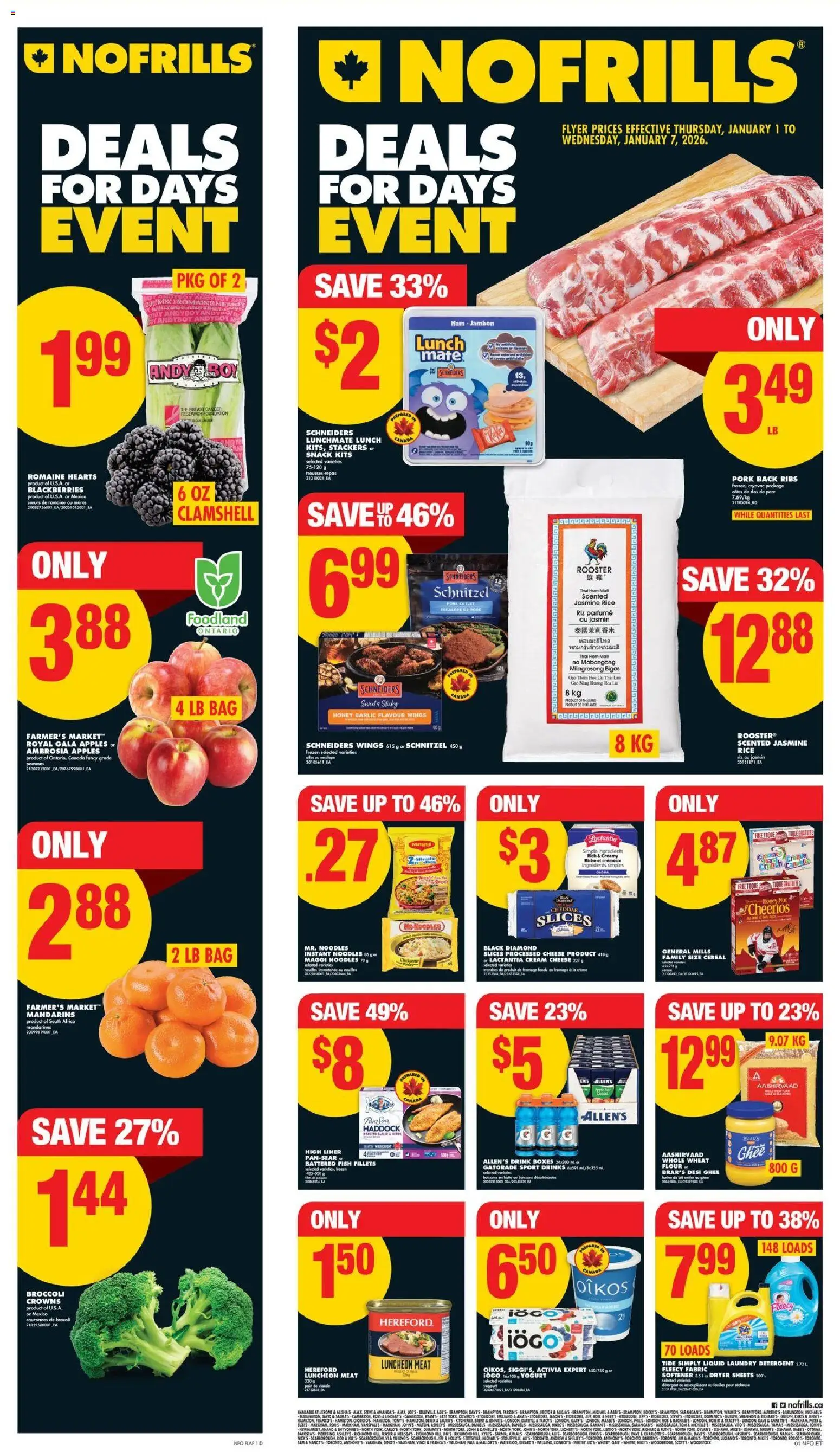 Preview of leaflet Weekly Flyer - ON from shop No Frills is valid from Jan 01, 2026