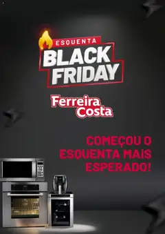 Pré-Visualização do folheto "Black Friday" da loja Ferreira Costa válido a partir de 16/10/2025
