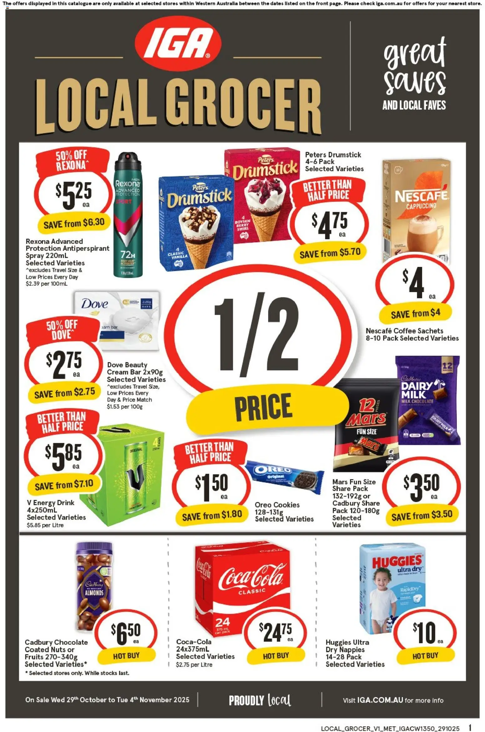 IGA catalogue valid from 29/10/2025 - page 1