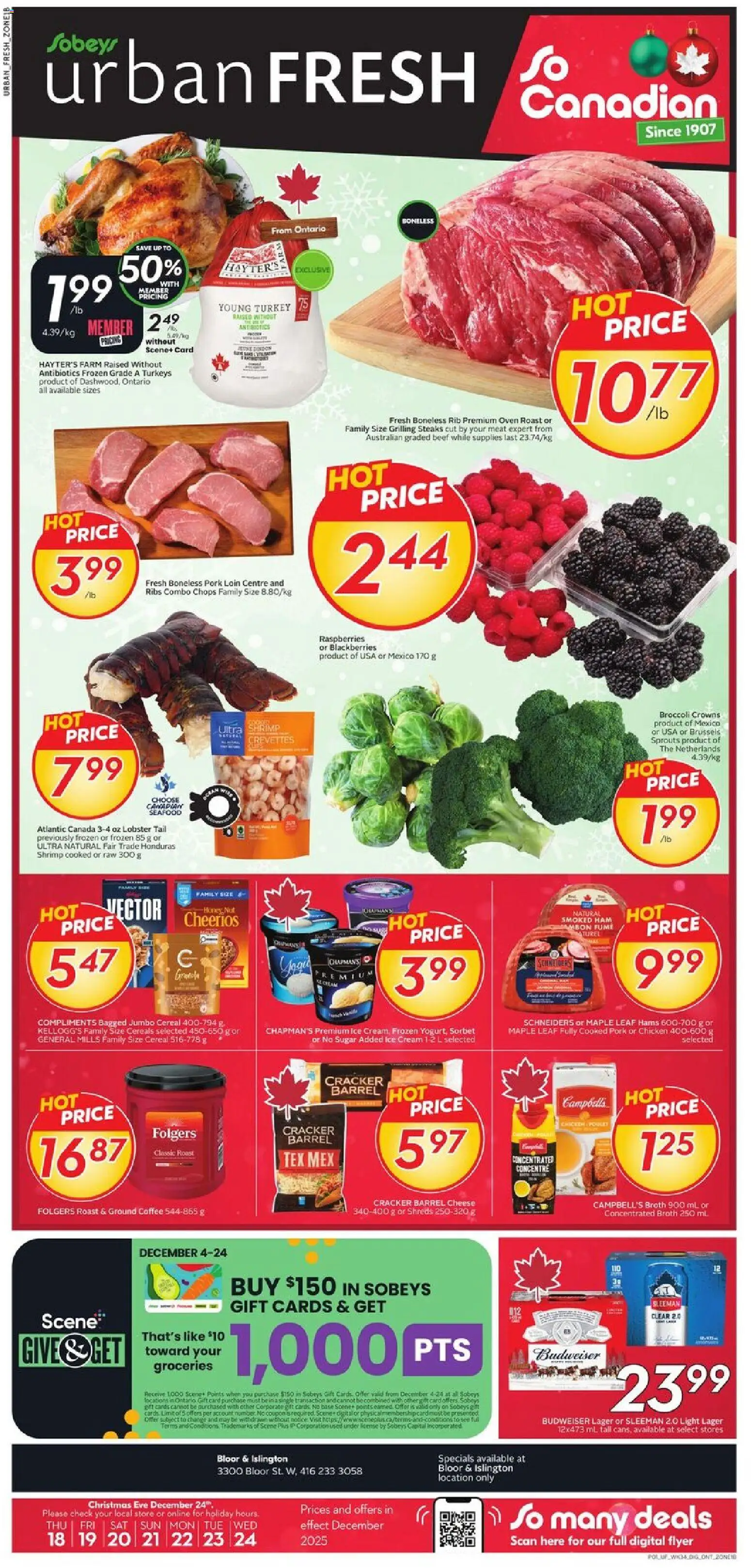 Preview of leaflet Weekly Flyer - ON from shop Sobeys is valid from Dec 18, 2025