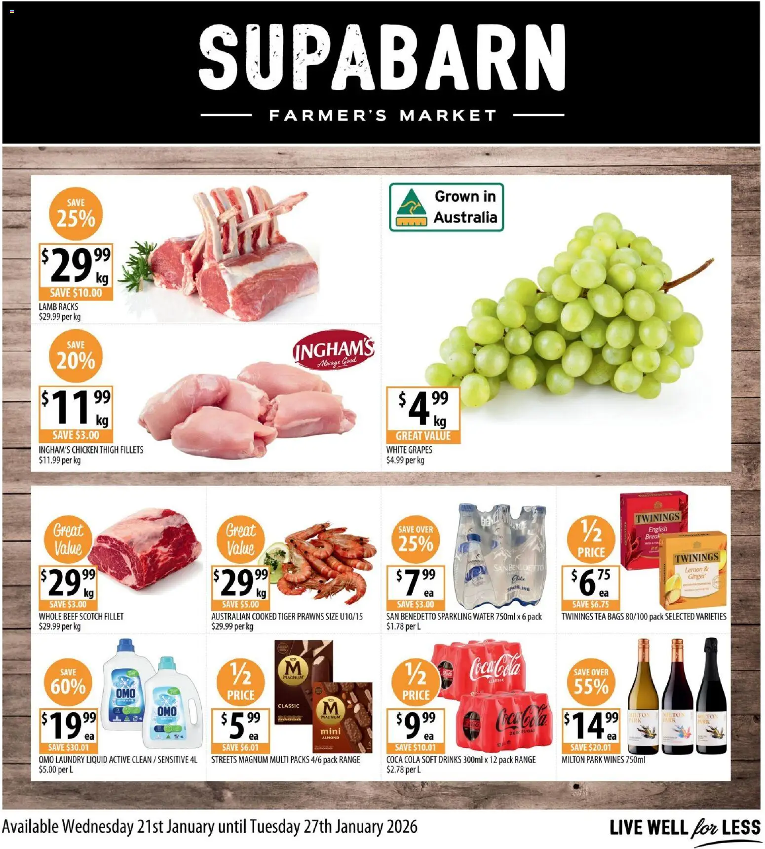 Preview of catalogue Catalogue from shop Supabarn valid 21/01/2026
