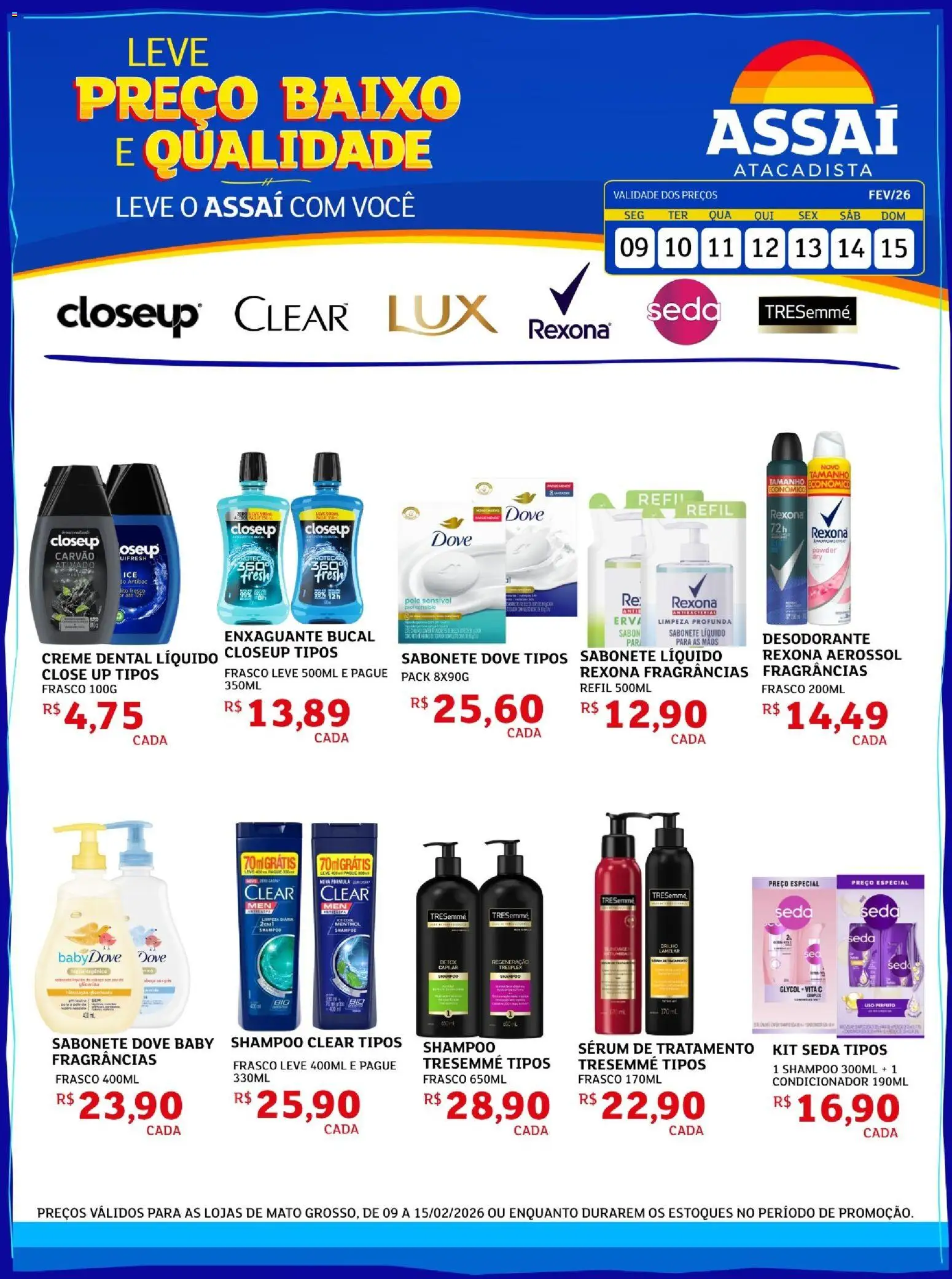 Pré-Visualização do folheto "Encarte - MT" da loja Assaí Atacadista válido a partir de 09/02/2026