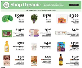 Ad Preview of ShopRite Shop Organic from 10/16/2025