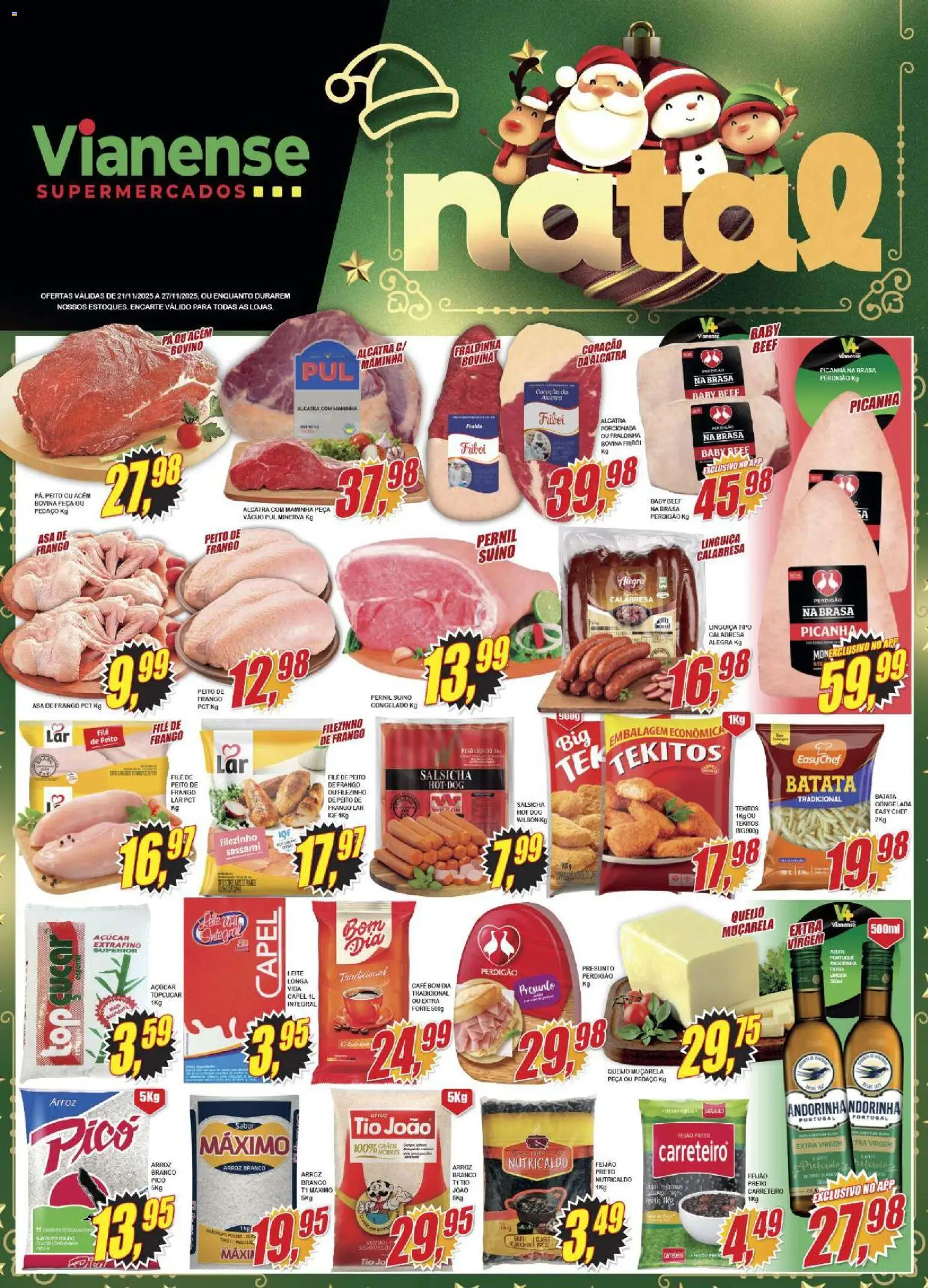 Pré-Visualização do folheto "Encarte" da loja Vianense válido a partir de 21/11/2025