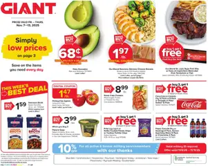 Ad Preview of Giant Weekly Ad from 11/07/2025