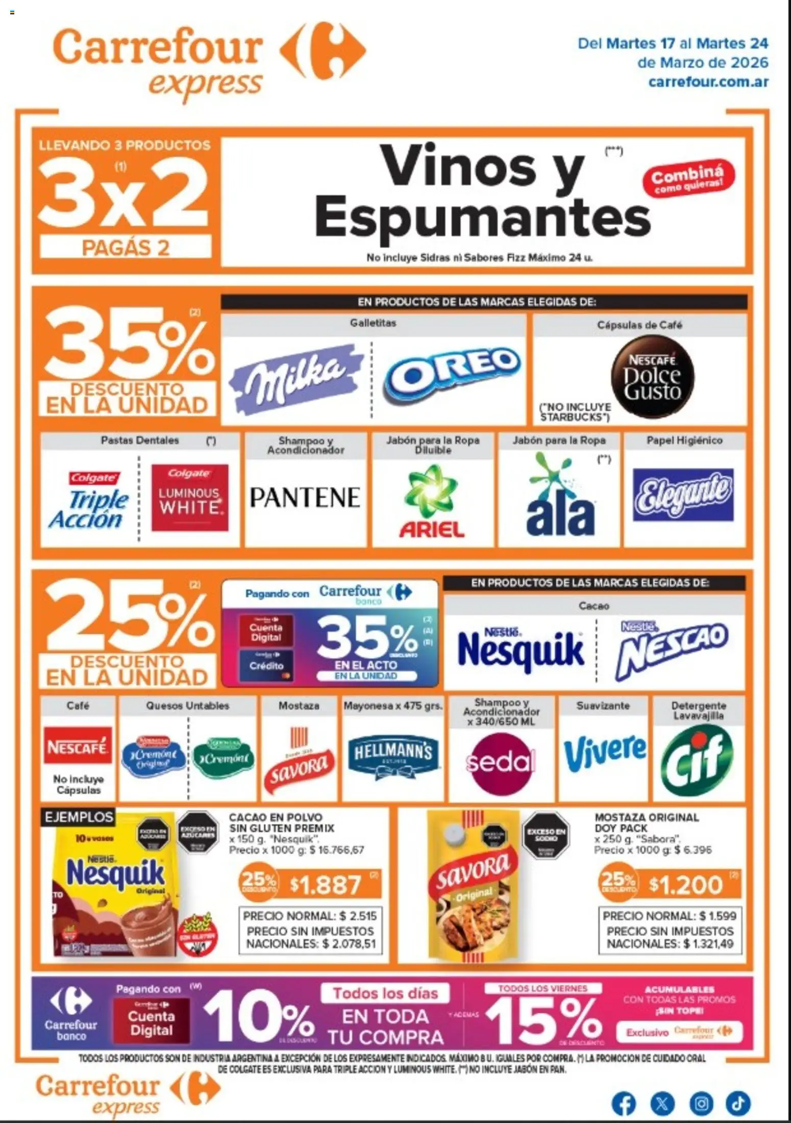 Vista previa del folleto de la tienda Carrefour Express válido desde el 17/03/2026 