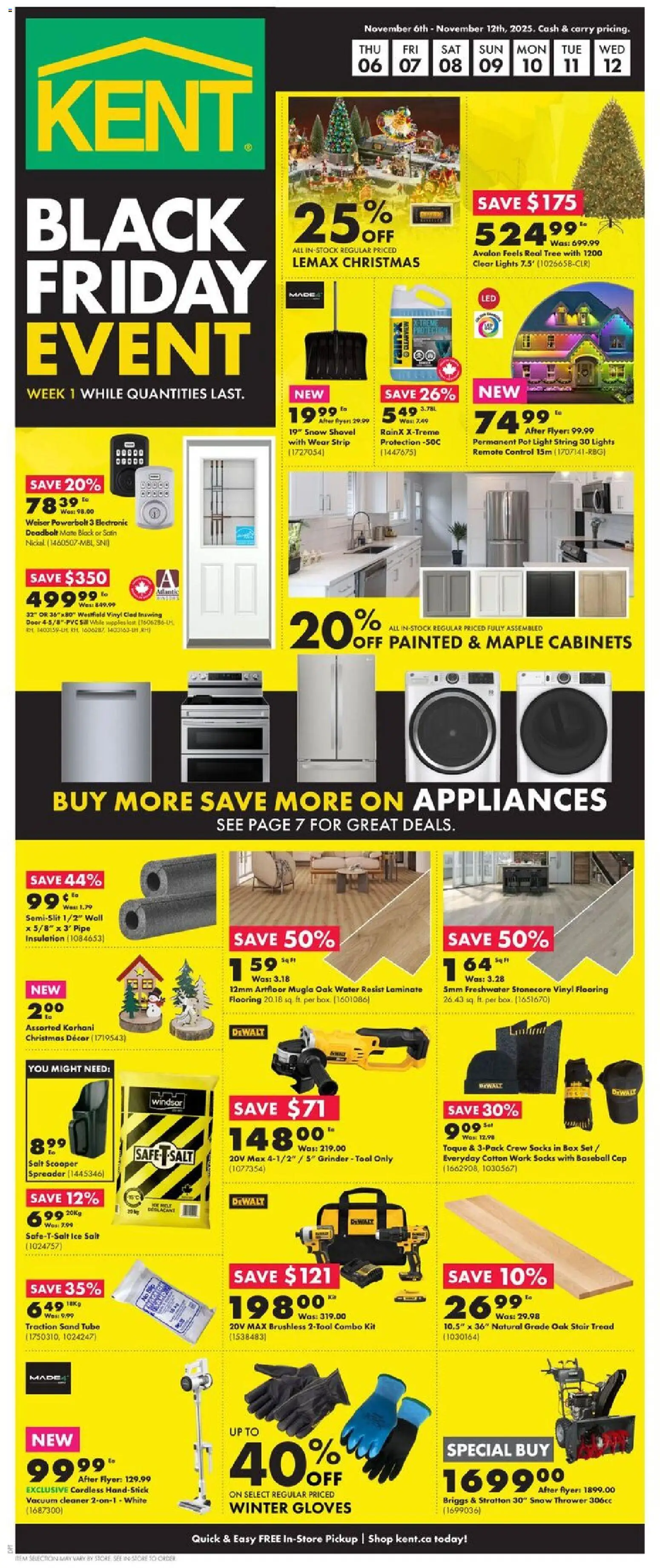 Preview of leaflet Weekly Flyer - NS from shop Kent is valid from Nov 06, 2025