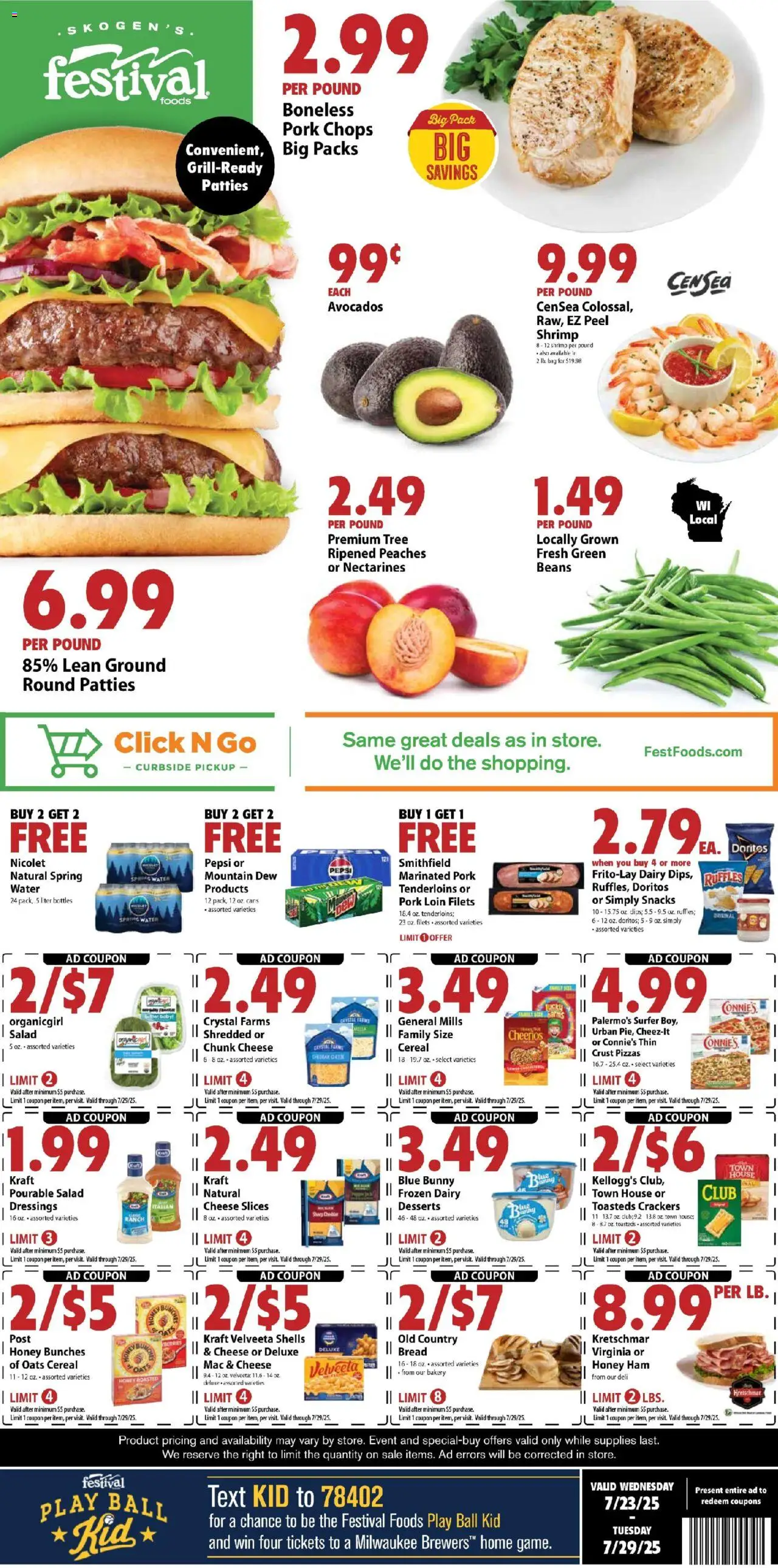 Festival Foods Weekly Ad from 07/23/2025 - Flyer - Page number 1