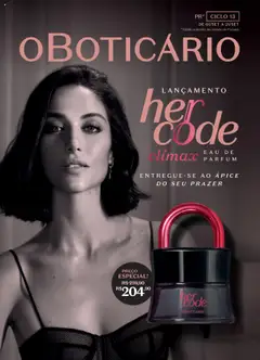 Pré-Visualização do folheto "Ciclo 13/2025" da loja O Boticário válido a partir de 01/09/2025