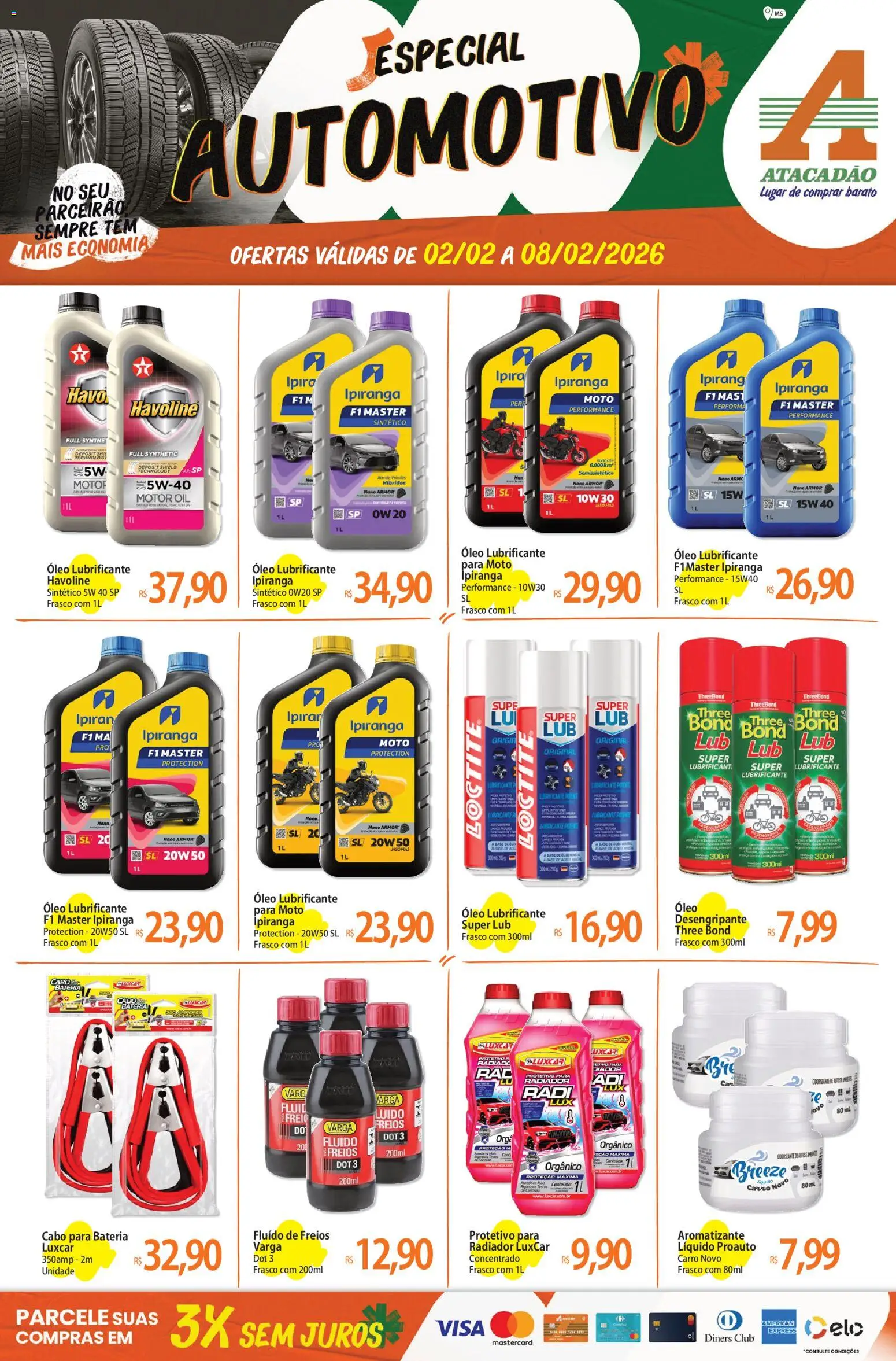 Pré-Visualização do folheto "Ofertas - MS" da loja Atacadão válido a partir de 02/02/2026