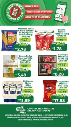 Pré-Visualização do folheto "Ofertas Semanal" da loja Mart Minas válido a partir de 26/01/2026
