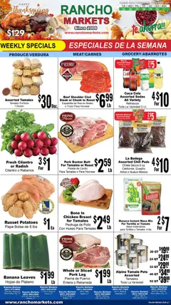 Ad Preview of Rancho Markets Weekly Ad from 11/25/2025 | Page: 1
