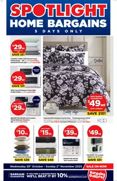 Preview of catalogue Home Bargains Catalogue from shop Spotlight valid 29/10/2025