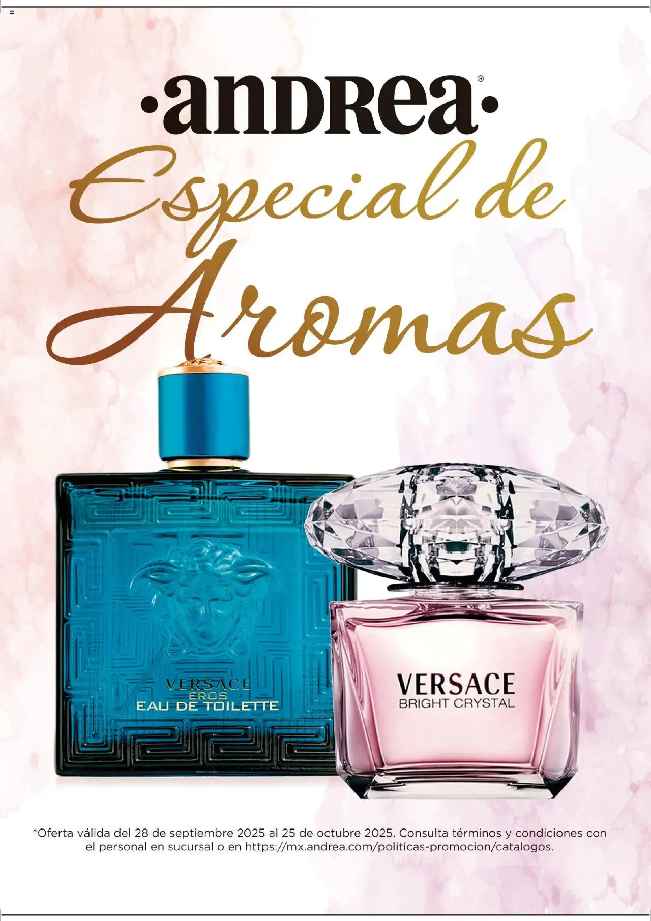 Catálogo Especial de Aromas Andrea y sus promociones válidas desde el 28/09/2025 - Número de página 1