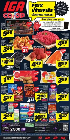 Preview of leaflet IGA weekly flyer / circulaire from shop IGA is valid from Apr 23, 2026