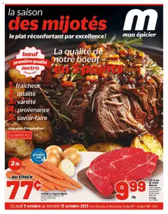 Un aperçu du dépliant Special flyer - Pickering du magasin Metro est valide à partir 9 oct. 2025