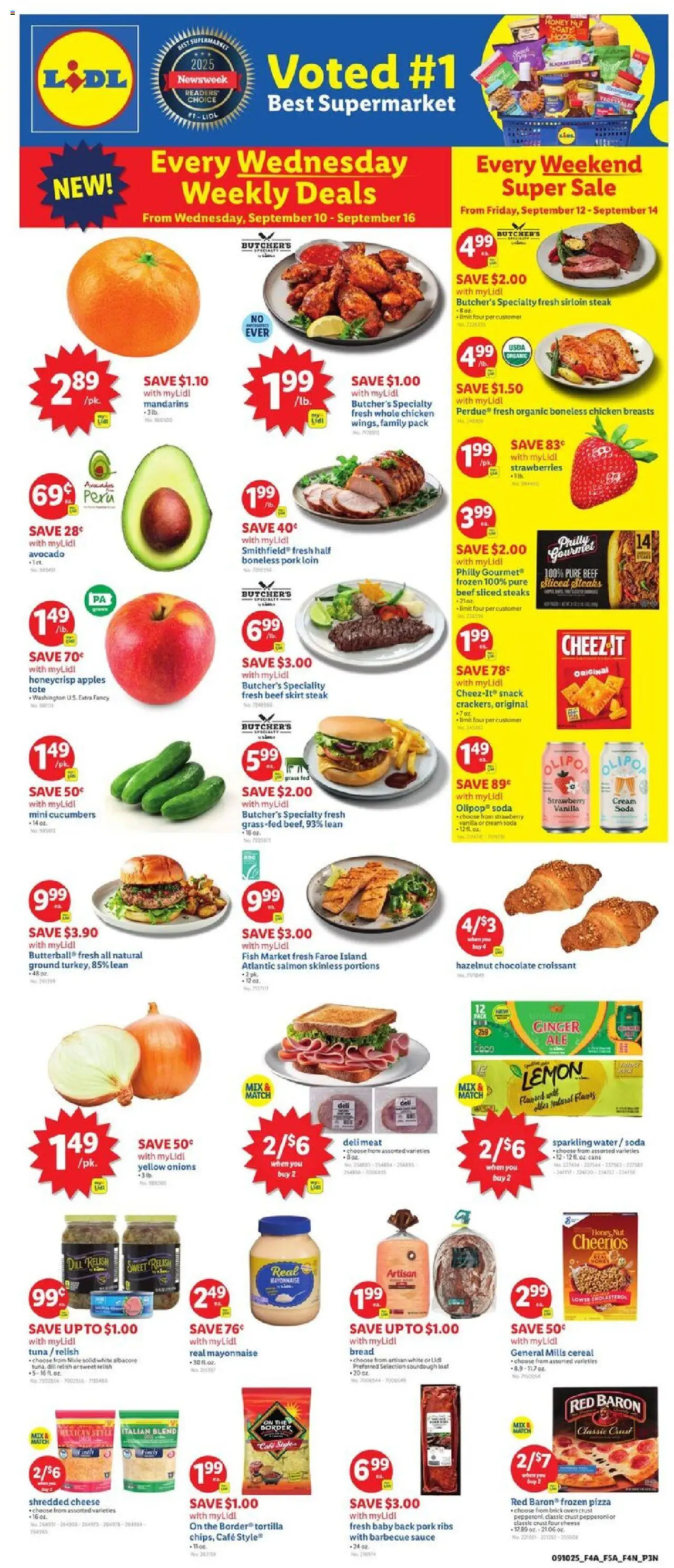 Lidl Weekly Ad - WA from 09/10/2025 - Circular, Weekly flyer - Page number 1