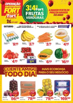 Pré-Visualização do folheto "Ofertas Frutas, Verduras" da loja Fort Atacadista válido a partir de 21/10/2025