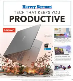 Preview of catalogue Harvey Norman Tech That Keeps You Productive from shop Harvey Norman valid 5 Mar 2026