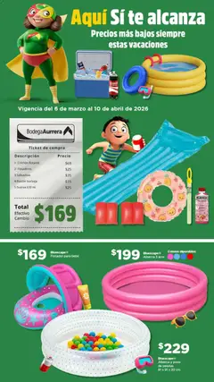 Vista previa las ofertas de la tienda Bodega Aurrerá - Bodega Aurrerá folleto Vacaciones desde el 06/03/2026 