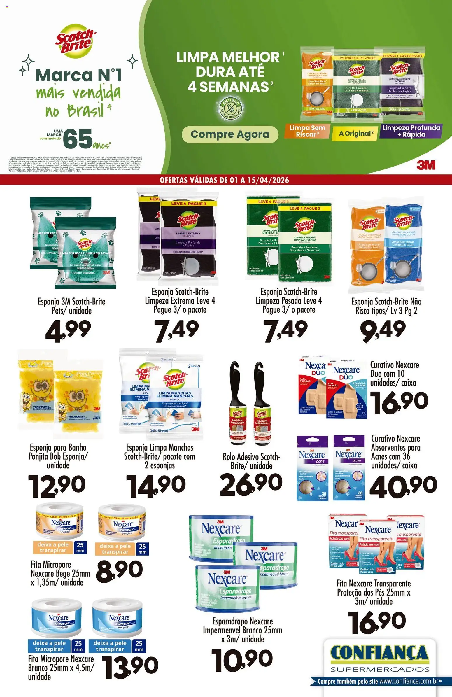 Pré-Visualização do folheto "Confiança ofertas Scotch-Brite e Pedigree" da loja Confiança válido a partir de 01/04/2026