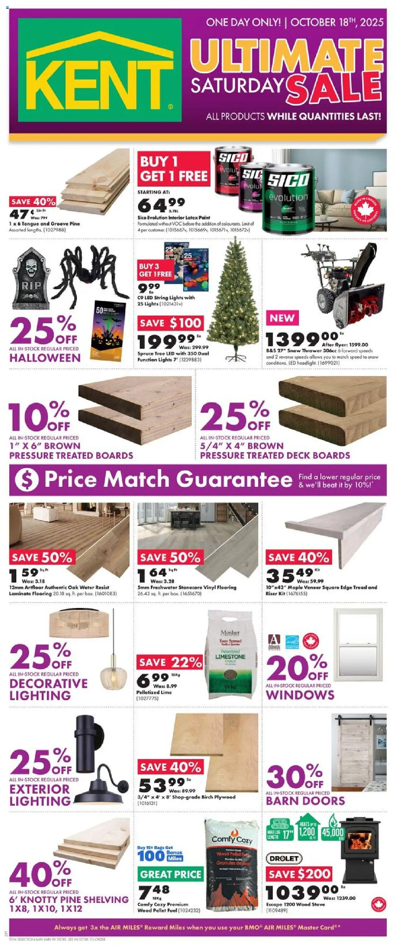 Kent flyer valid from Oct 16, 2025 - page number 1