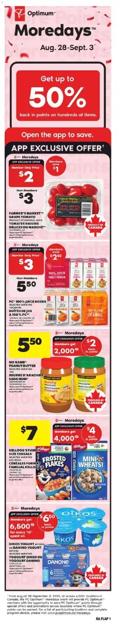 Preview of leaflet Weekly flyer / circulaire from shop Atlantic Superstore is valid from Aug 28, 2025