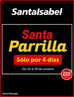 Folleto de la tienda Santa Isabel válido desde el 16.10.2025 