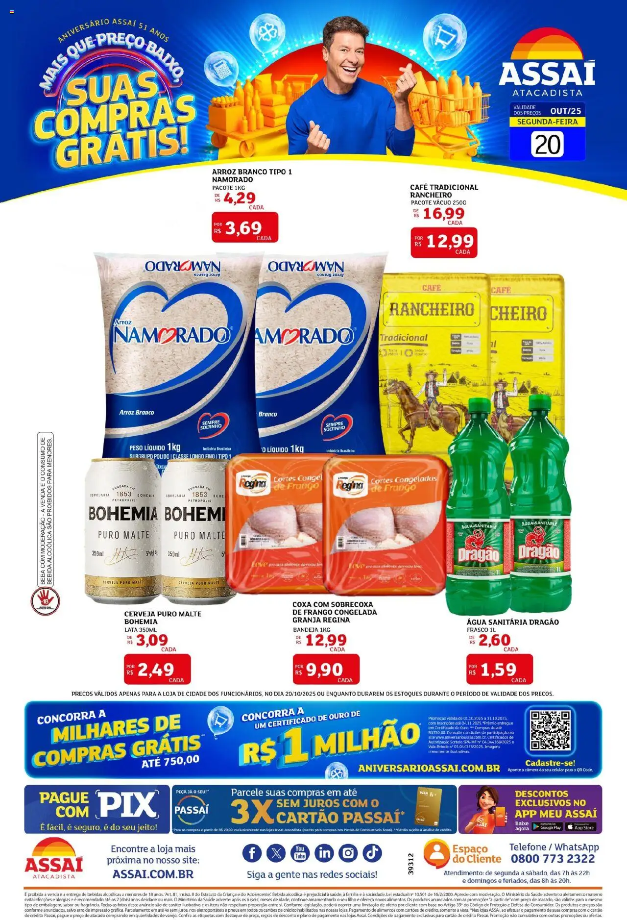 Assaí Atacadista folheto "Encarte - CE" válido a partir de 20/10/2025 - número de página 1