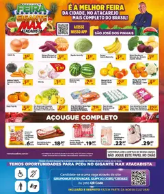Pré-Visualização do folheto "Ofertas Feira" da loja Max Atacadista válido a partir de 29/07/2025