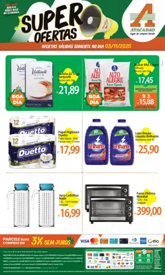 Pré-Visualização do folheto "Ofertas - PR" da loja Atacadão válido a partir de 03/11/2025
