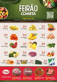 Pré-Visualização do folheto "Ofertas Feirão" da loja Cometa Supermercados válido a partir de 01/02/2026