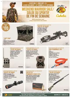 Preview of leaflet Flyer / circulaire from shop Cabelas is valid from Sep 18, 2025